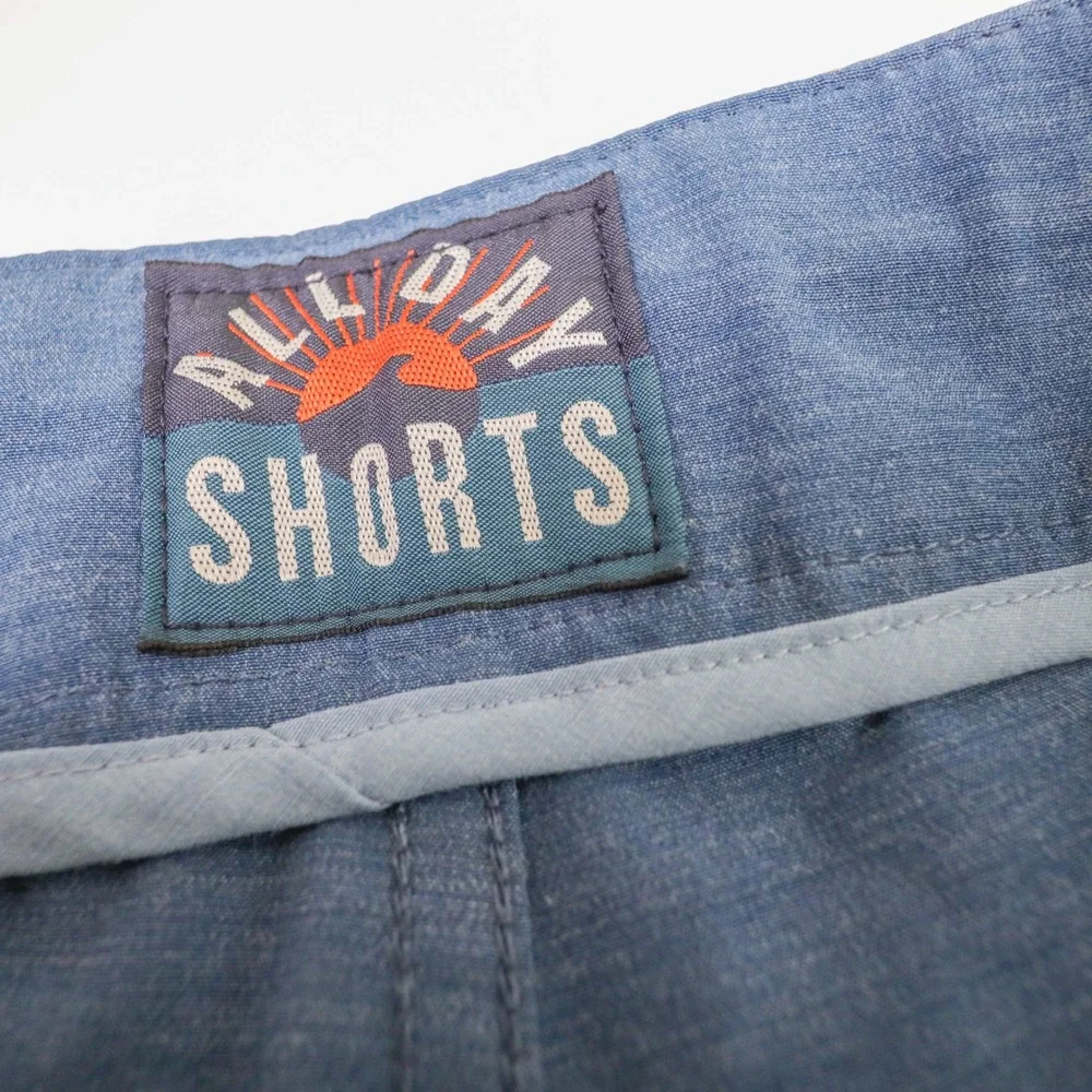 Faherty All Day Shorts Mens 31 Blue Hybrid Board Shorts Stretch Quick Dry Surf